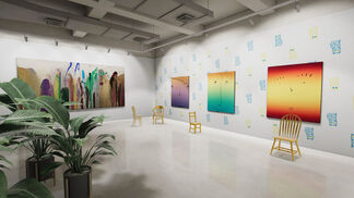 The John Armleder and Rob Pruitt Show - VSpace, installation view
