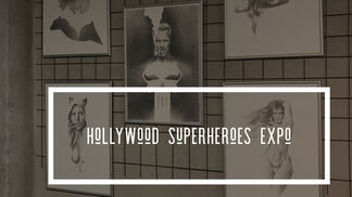Hollywood Superheroes, installation view