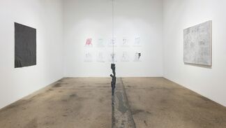 Through-Line: Drawing and Weaving by 19 Artists, installation view