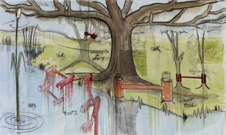 Ce que fait le printemps avec les cerisiers* Pablo Neruda, installation view
