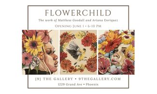 Flowerchild: The Work of Matthew Goodall & Ariana Enriquez, installation view