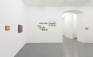 "Your Only Chance to Survive is to Leave with Us" - Mishka Henner, installation view