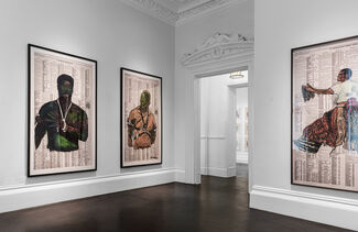 GODFRIED DONKOR - A COLLECTION OF WORKS ON PAPER 2003-2021, installation view