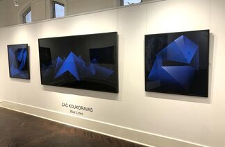 Zac Kourkoravas: Blue Lines, installation view