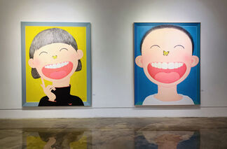The 25th solo Invitation exhibition  YI, SOONGU -  flower, laughing flowers, installation view