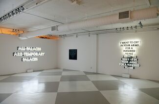 Robert Montgomery: Light As Poetry, installation view