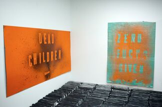 Mark Flood / Paintings From The War For Social Justice, installation view