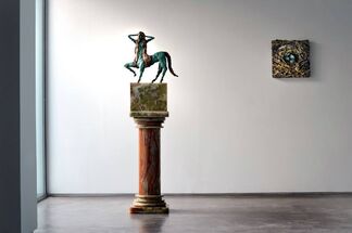 Allison Schulnik: The Centaurette Bronzes, installation view