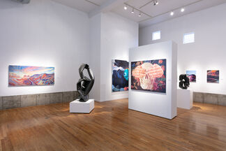 NEW WORLDS : New paintings by Lui Ferreyra & Ryan Magyar, installation view