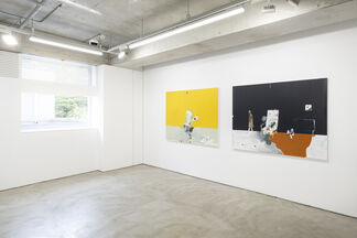 8 Paintings ( from the midlands ), installation view