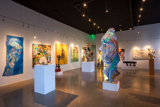 Bivins Gallery at Dallas Art Fair 2018, installation view