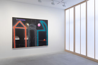 Sadamasa Motonaga: Paintings 1980-85, installation view