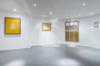 Orange is red brought nearer to humanity by yellow, installation view