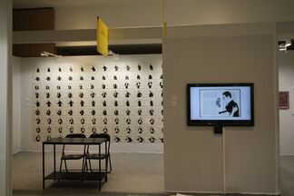 Galerie Dix9 Hélène Lacharmoise at Drawing Now Paris 2016, installation view