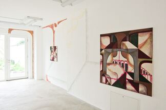 tilted surface, installation view