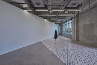 That is a Layer of Gauze that Mimics the Texture of the Wall, installation view