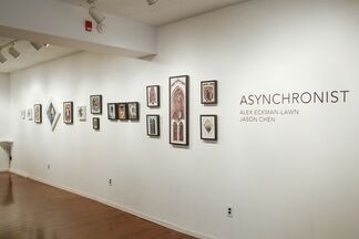 Asynchronist works by Alex Eckman-Lawn and Jason Chen, installation view