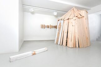 Nestor Engelke. "Woodman & Partners" Architecture Bureau, or The Paradise Built by Me, installation view