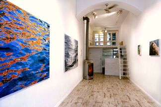 `Silent Waters´ Reisha Perlmutter & Eunjung Seo // oil on canvas, installation view