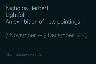 Lightfall - New paintings by Nicholas Herbert, installation view