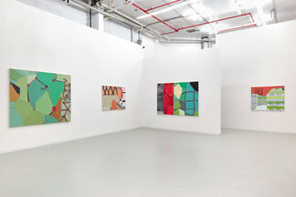 Mike Childs  The Journey: Grids, Color and Curvilinear forms, 2004 to 2020, installation view