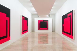Peter Halley - New Paintings: Associations, Proximities, Conversions, Grids., installation view