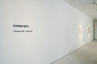 Alighiero Boetti, installation view