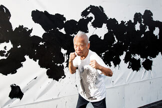 Ushio Shinohara: ACTION! Boxing Paintings and Sculptures, installation view