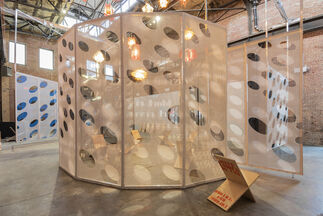 Rafael Domenech: Model to exhaust this place (SculptureCenter Pavilion), installation view