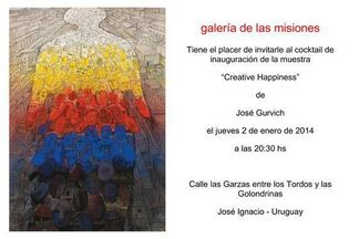 José Gurvich - "Creative Happiness", installation view