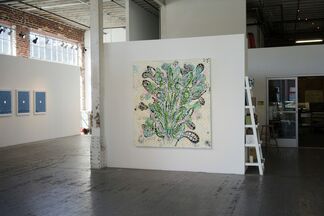Ghost Flags and Flower Paintings, installation view