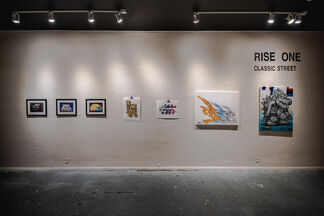 CLASSIC STREET - a solo show and collaboration by Rise One, installation view