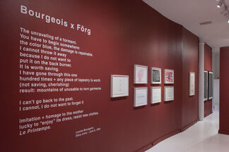 Bourgeois x Förg: To Unravel A Torment, installation view