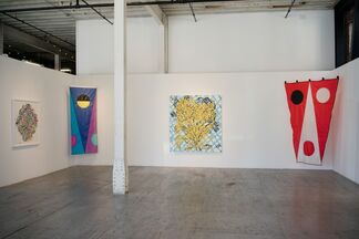 Ghost Flags and Flower Paintings, installation view