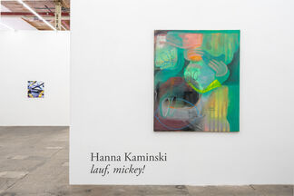 Hanna Kaminski: lauf, mickey !, installation view