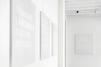 Rémy Zaugg, installation view