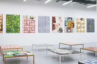 Richard Woods: Work Tables, installation view