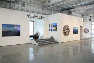 New Generation: James Verbicky, Robert Montgomery and Olivia Steele, installation view