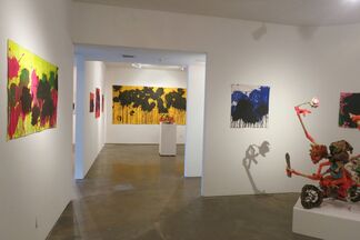 Ushio Shinohara: ACTION! Boxing Paintings and Sculptures, installation view