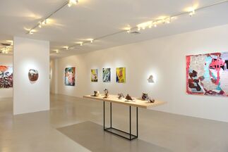 Zachary Keeting &  Anahita Vossoughi "Rockless Volume" with works by Loren Myhre, installation view
