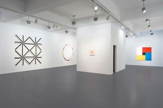Francis Baudevin, Erica Baum, Stéphane Dafflon, Philippe Decrauzat, Blair Thurman, installation view