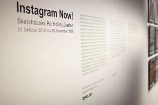 Instagram Now! Sketchbooks, Portfolios, Diaries, installation view