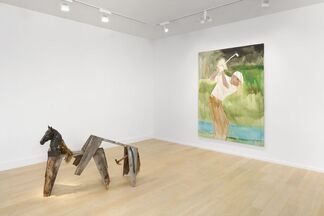 Henry Taylor. Disappeared, but a tiger showed up, later, installation view