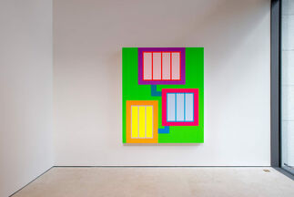 Peter Halley: New Paintings, installation view