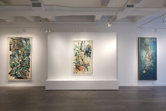 Space Poetry: The Action Paintings of Michael West, installation view