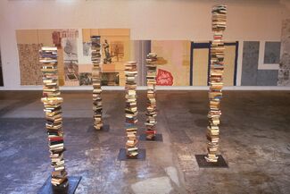 Robert Rauschenberg: The 1/4 Mile or 2 Furlong Piece, installation view