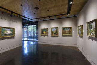 THE PAINTINGS OF SIR WINSTON CHURCHILL, installation view