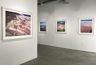Strata, two person exhibition of aerial photographs, installation view