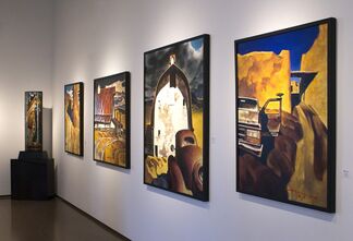 Paintings by Z. Z. Wei, installation view