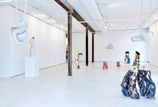 Harlequins and Bathers, installation view